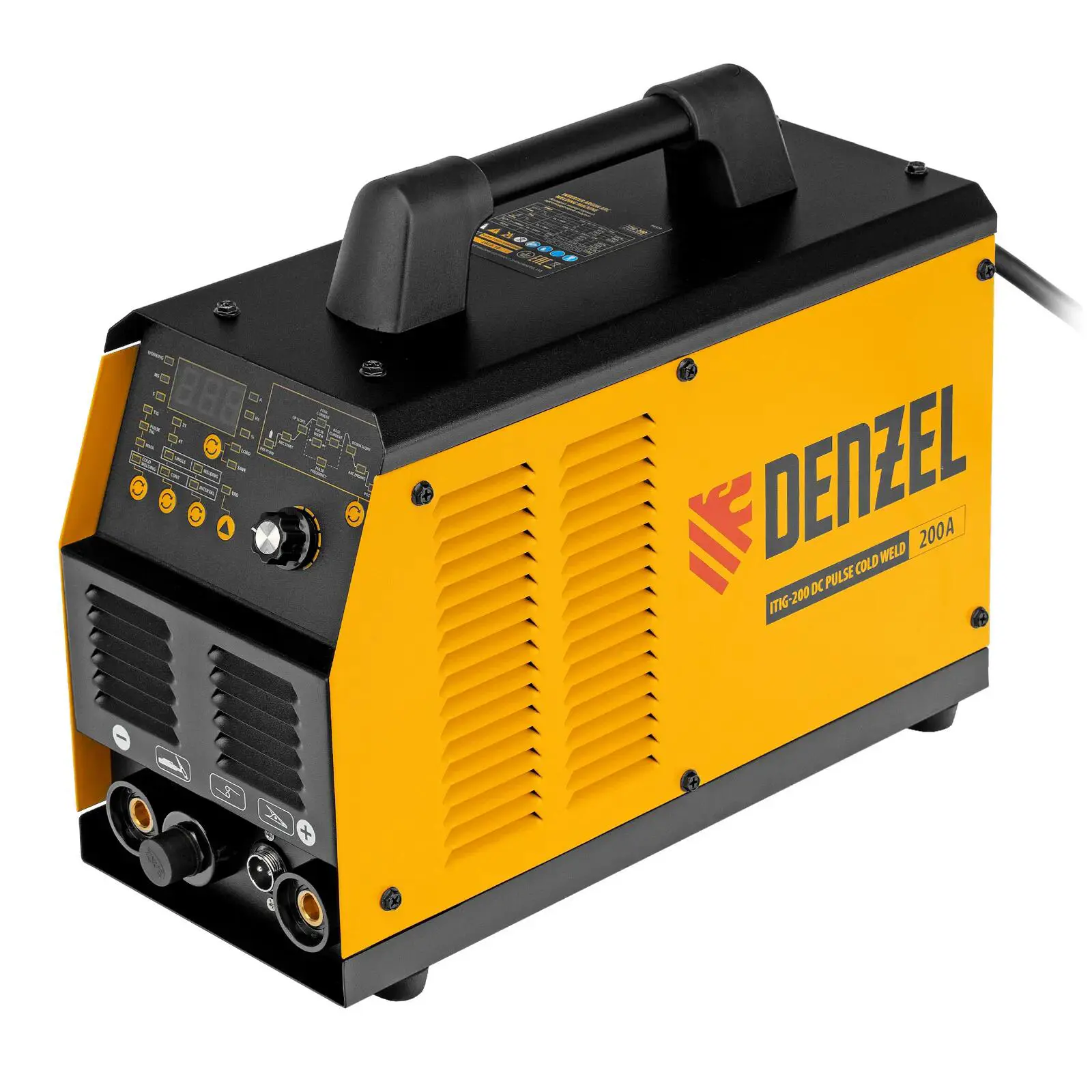 Изображение товара Инверторный сварочный аппарат Denzel ITIG-200 DC Pulse Cold Weld 200 А