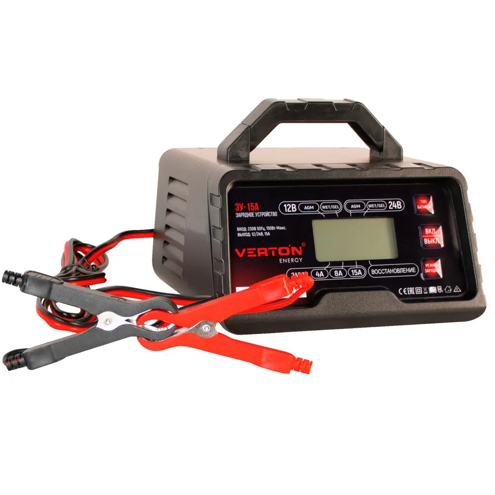 Изображение товара Зарядное устройство для аккумуляторов Verton Energy ЗУ-15А