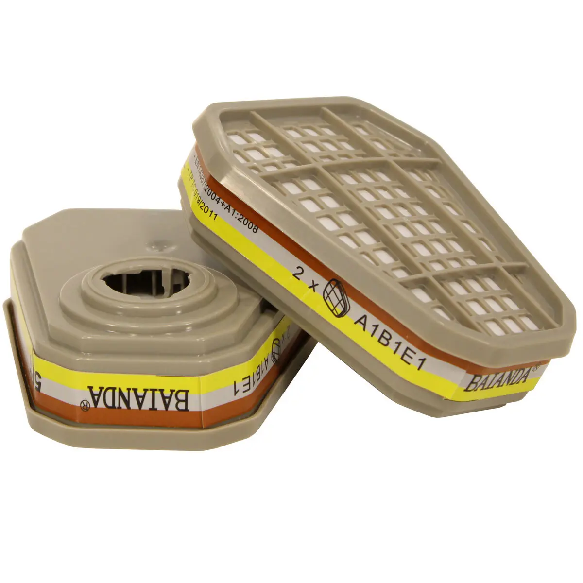 Изображение товара Фильтр для респиратора Baianda 5711 B1E1A1, комплект 2 шт угольный защитный