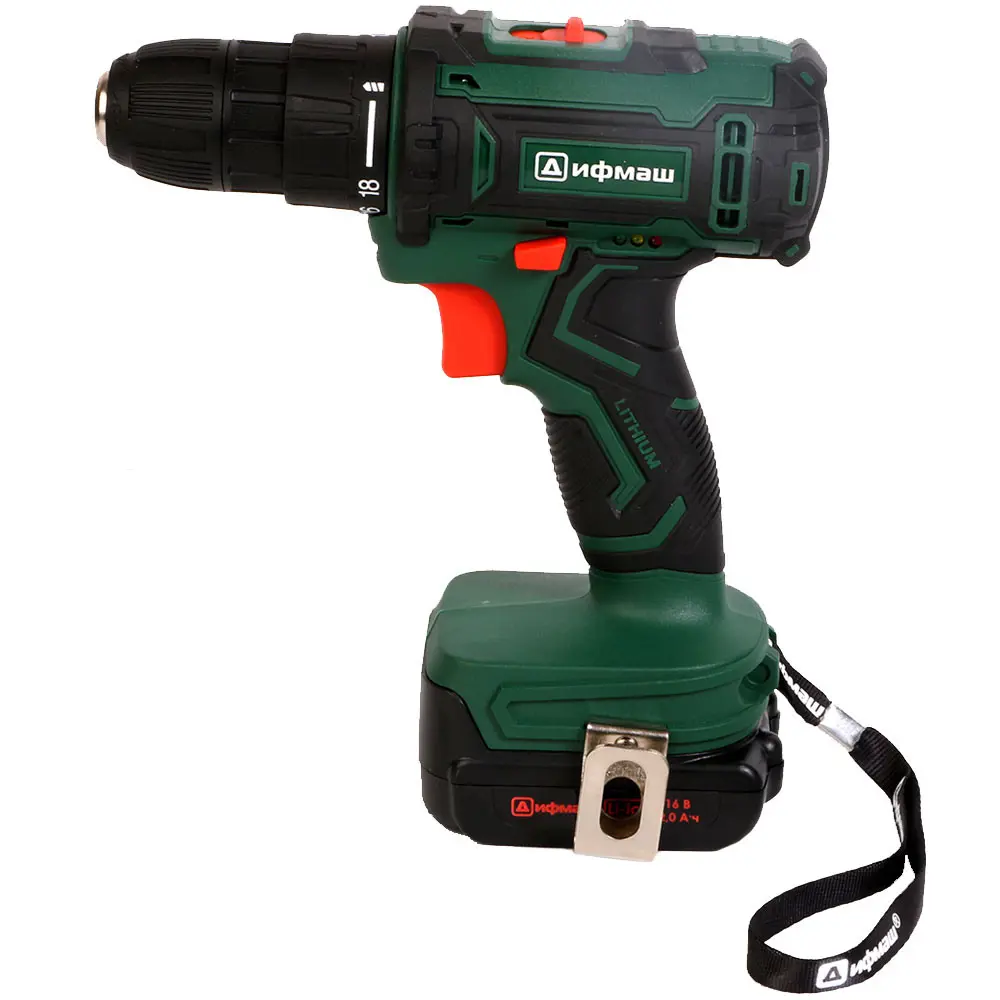 Изображение товара Аккумуляторная дрель-шуруповерт Дифмаш ША-16-06 16 В 2x2 А·ч с кейсом