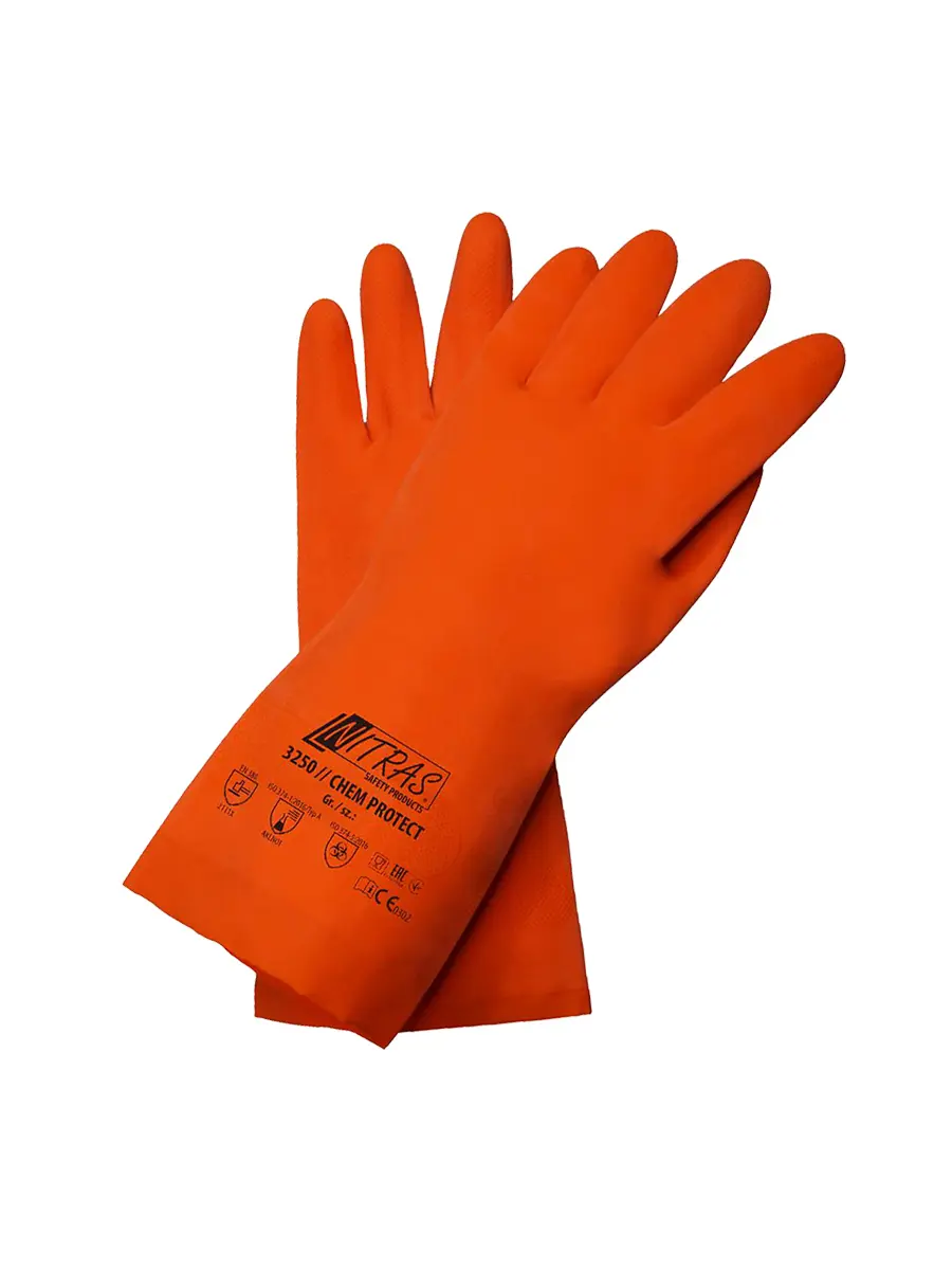 Изображение товара Перчатки латексные хозяйственные Nitras 3250 размер 11