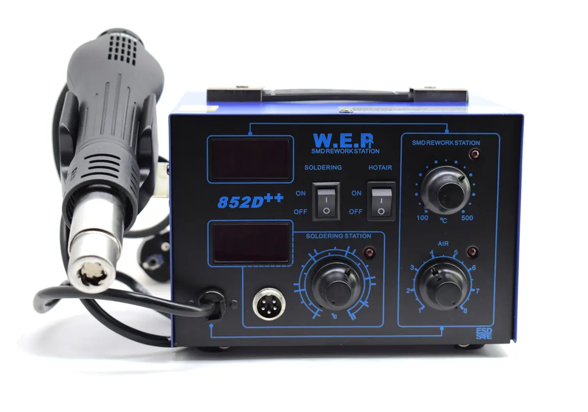 Изображение товара Паяльная станция W.E.P 852D М0949054, 740 Вт