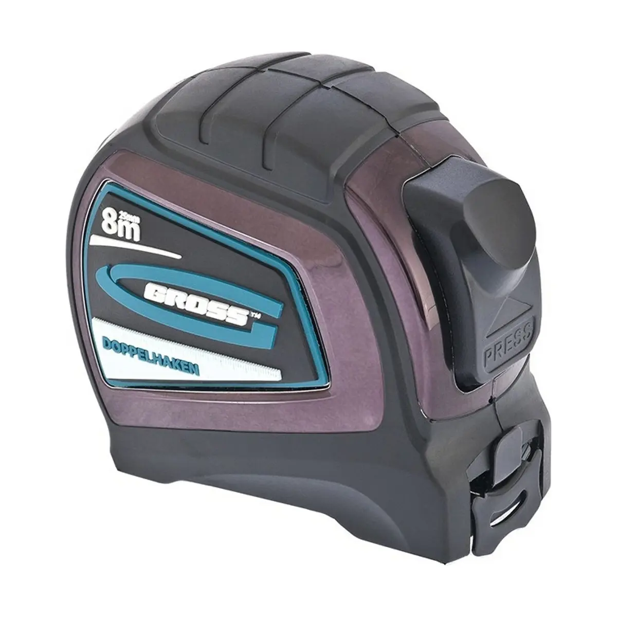 Изображение товара Рулетка Gross Doppelhaken 31125 автостоп двухсторонняя 8 м x 25 мм