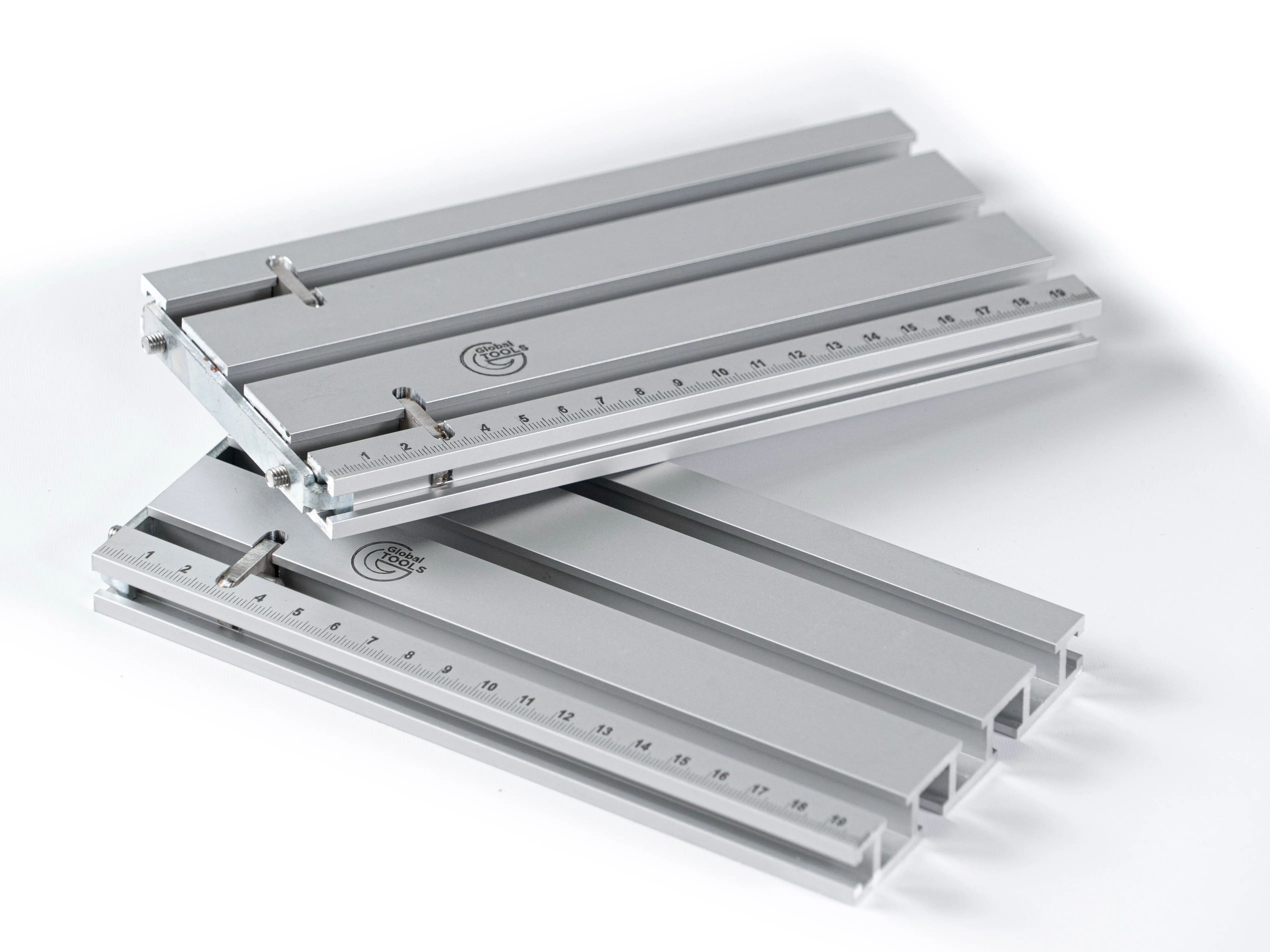 Изображение товара Комплект для фрезерного шаблона GlobalTOOLS KT RJ200 200 мм, алюминий, Россия