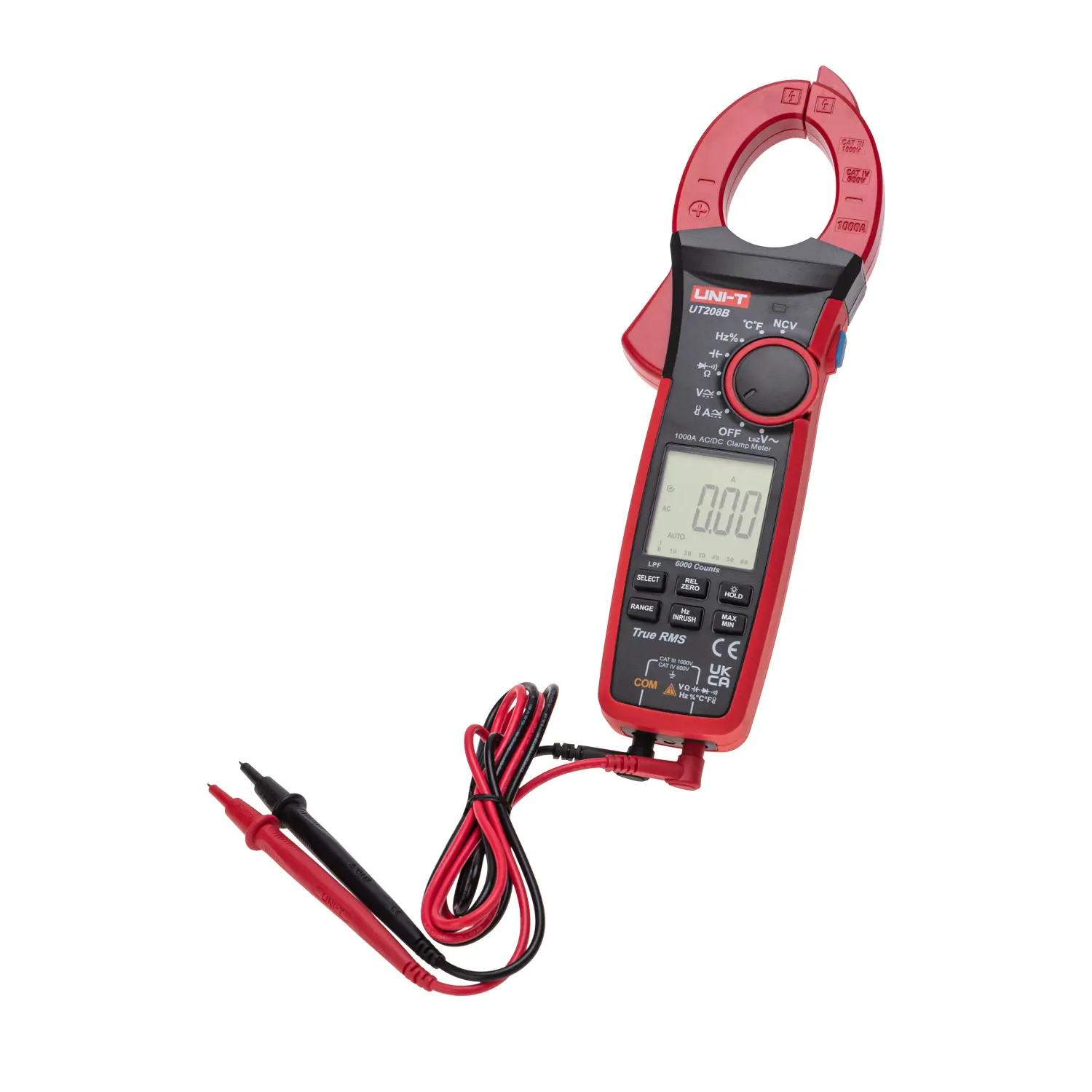 Изображение товара Токовые клещи Uni-T UT208B цифровые True RMS измерительные