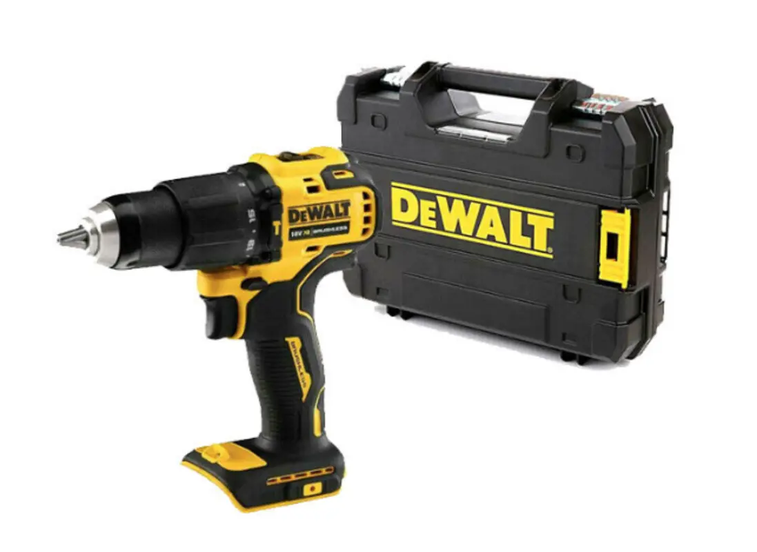 Изображение товара Дрель-шуруповерт аккумуляторная бесщеточная Dewalt DCD709NT-QW, 18 В Li-Ion без АКБ и ЗУ