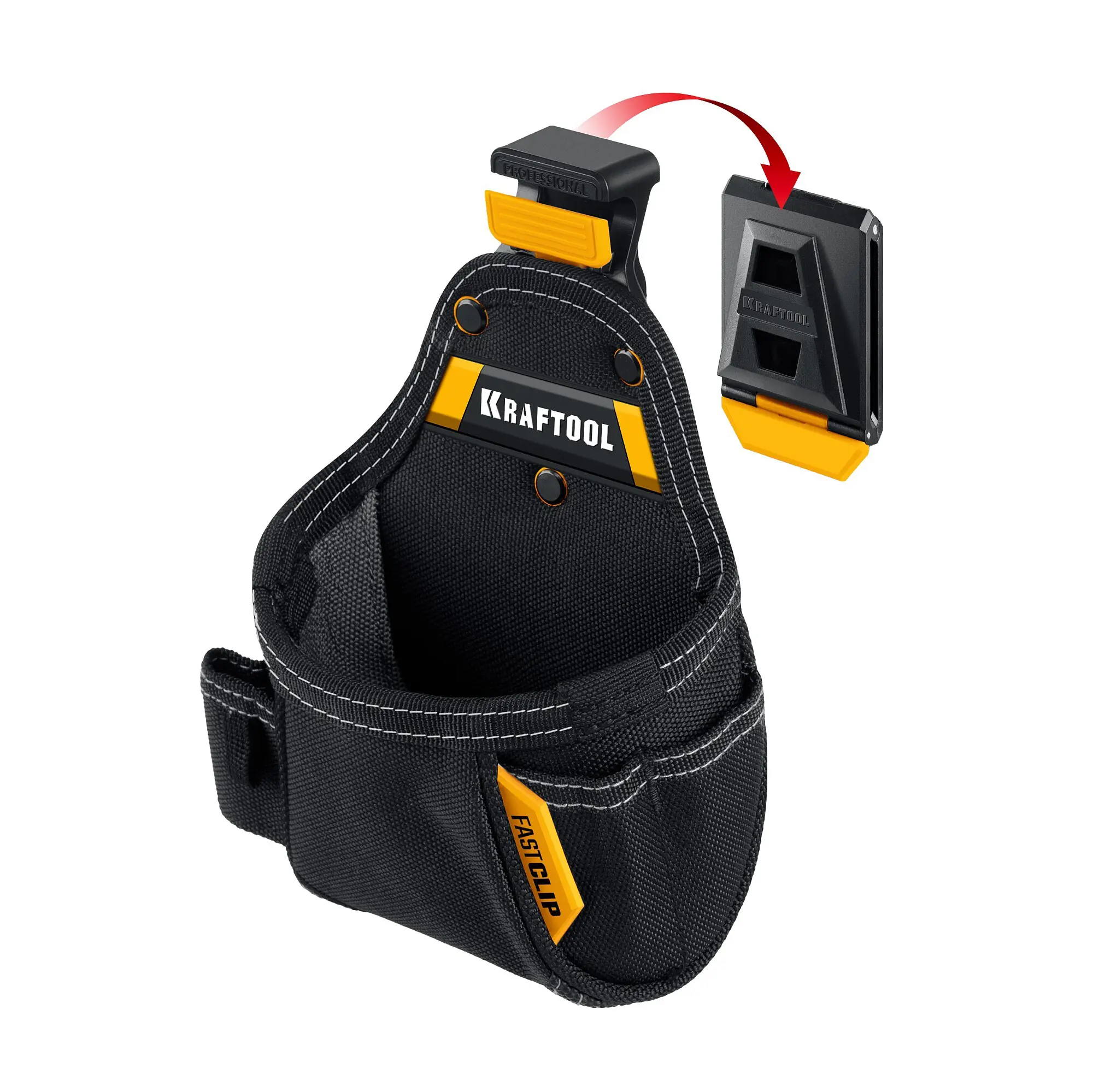 Изображение товара Сумка поясная для инструментов Kraftool KP-5 260x240x100 мм, полиэстер