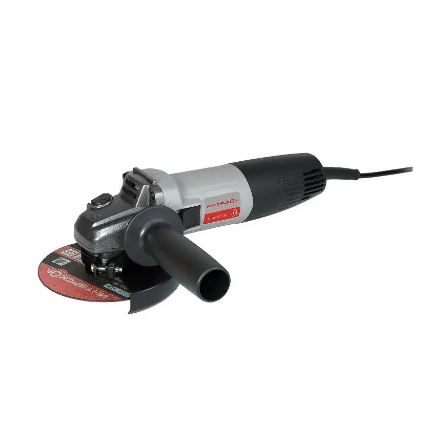 Изображение товара Углошлифовальная машина Интерскол УШМ-115/750 с диском 125 мм и блокировкой шпинделя