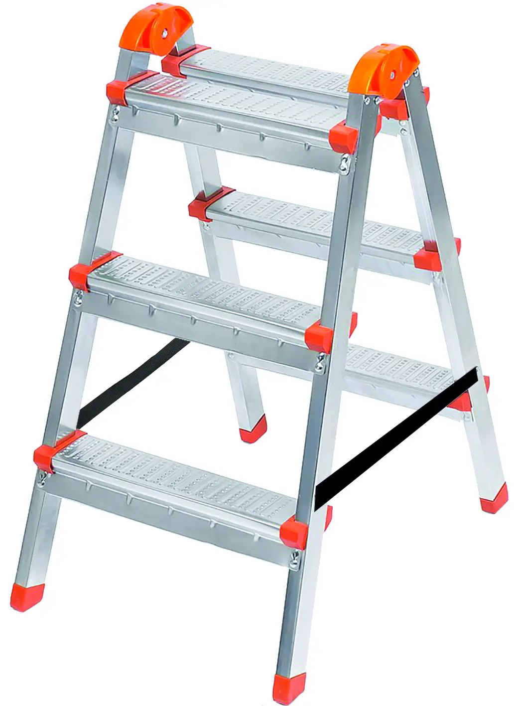 Изображение товара Стремянка стальная Zalger 9901-03 3 ступени, максимальная нагрузка 120 кг
