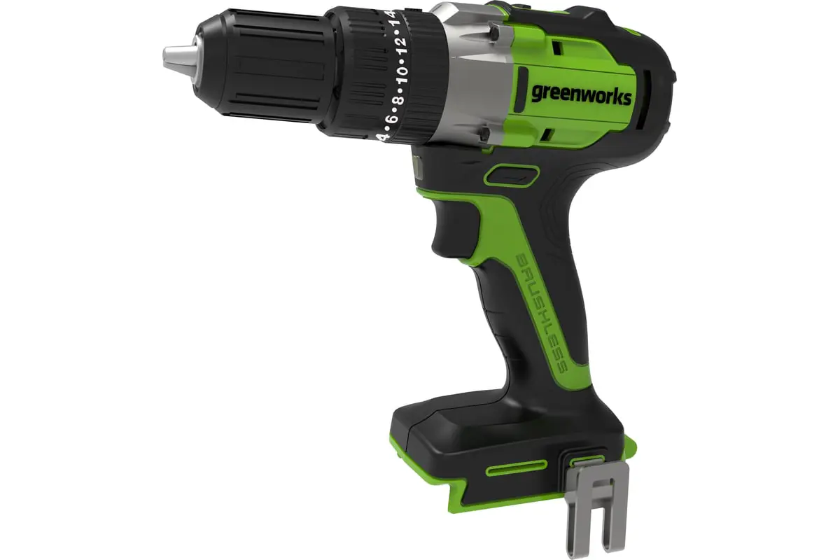 Изображение товара Бесщеточный ударный шуруповерт Greenworks GD24DD60 24 В Li-Ion без АКБ и ЗУ
