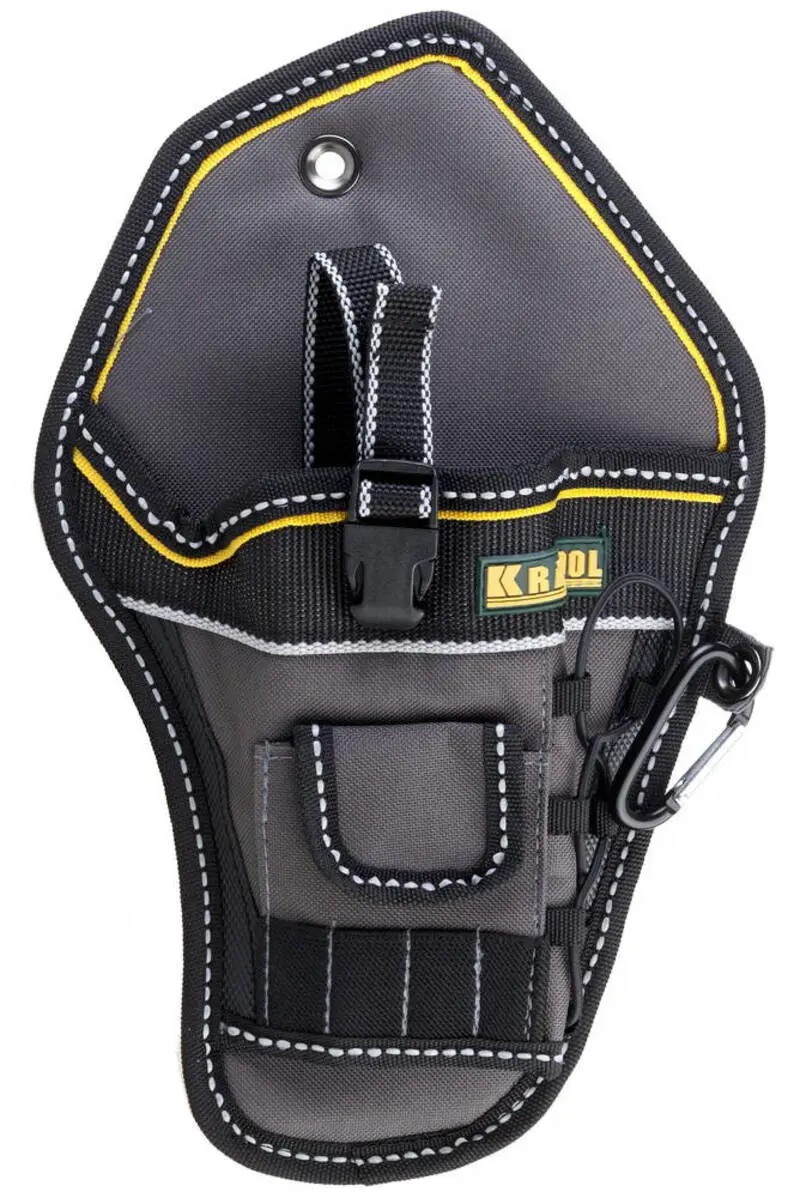 Изображение товара Кобура для шуруповерта Kraftool 445x230x50 мм из полиэстера серого цвета