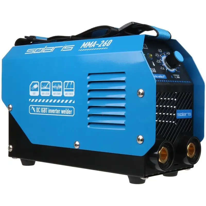 Изображение товара Инверторный сварочный полуавтомат Solaris MMA-260 250 А IGBT функции HotStart ArcForce