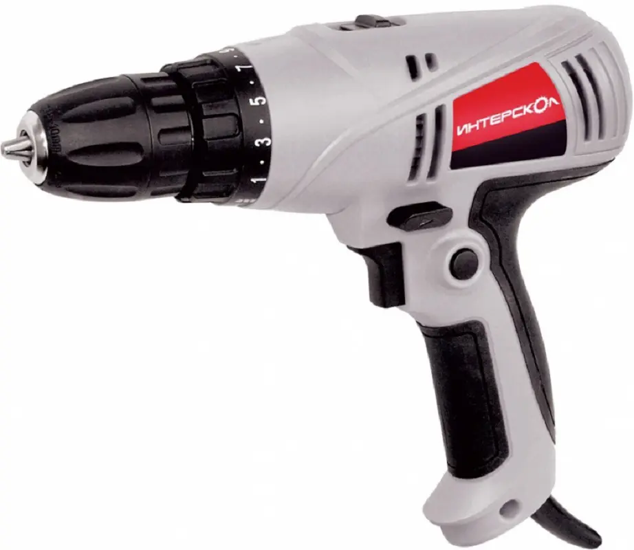 Изображение товара Дрель-шуруповерт сетевая Интерскол ДШ-10/260Э2 1161872, 260 Вт