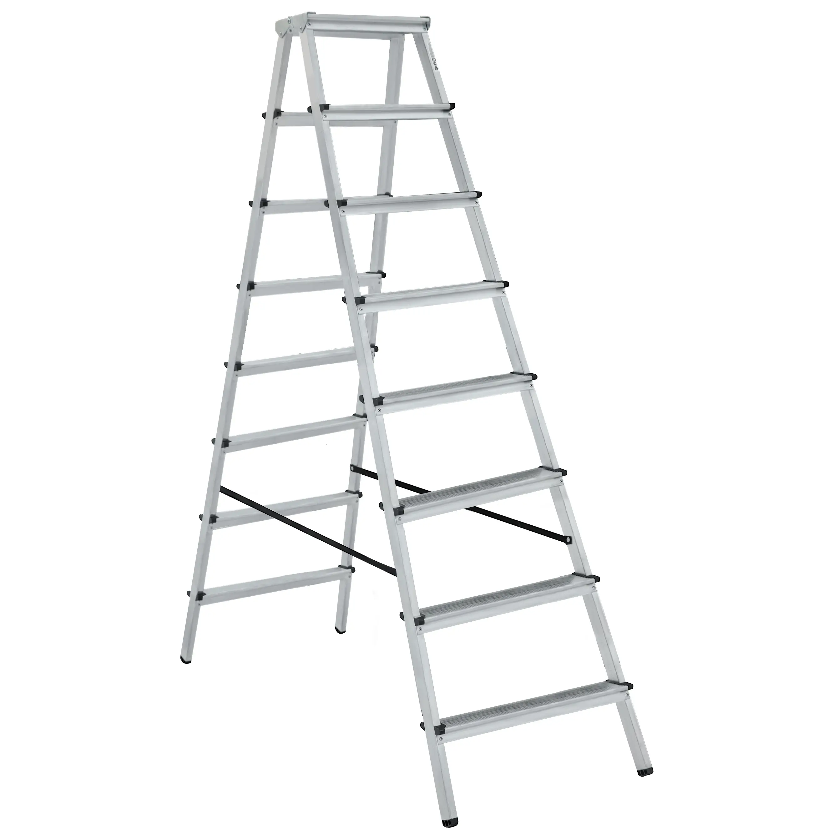 Изображение товара Алюминиевая стремянка Новая Высота NV 1120 8 ступеней, грузоподъемность 150 кг