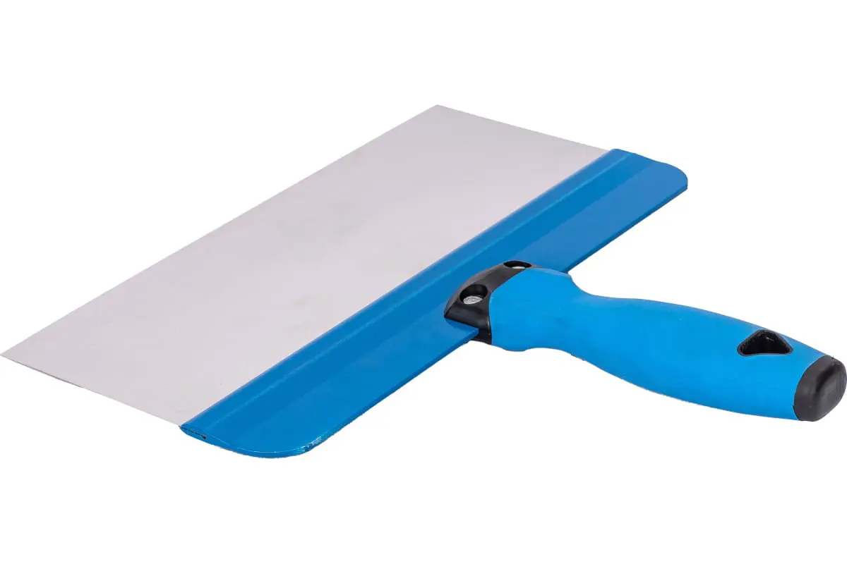 Изображение товара Фасадный шпатель Accurate 400 мм из нержавеющей стали для внутренних и фасадных работ