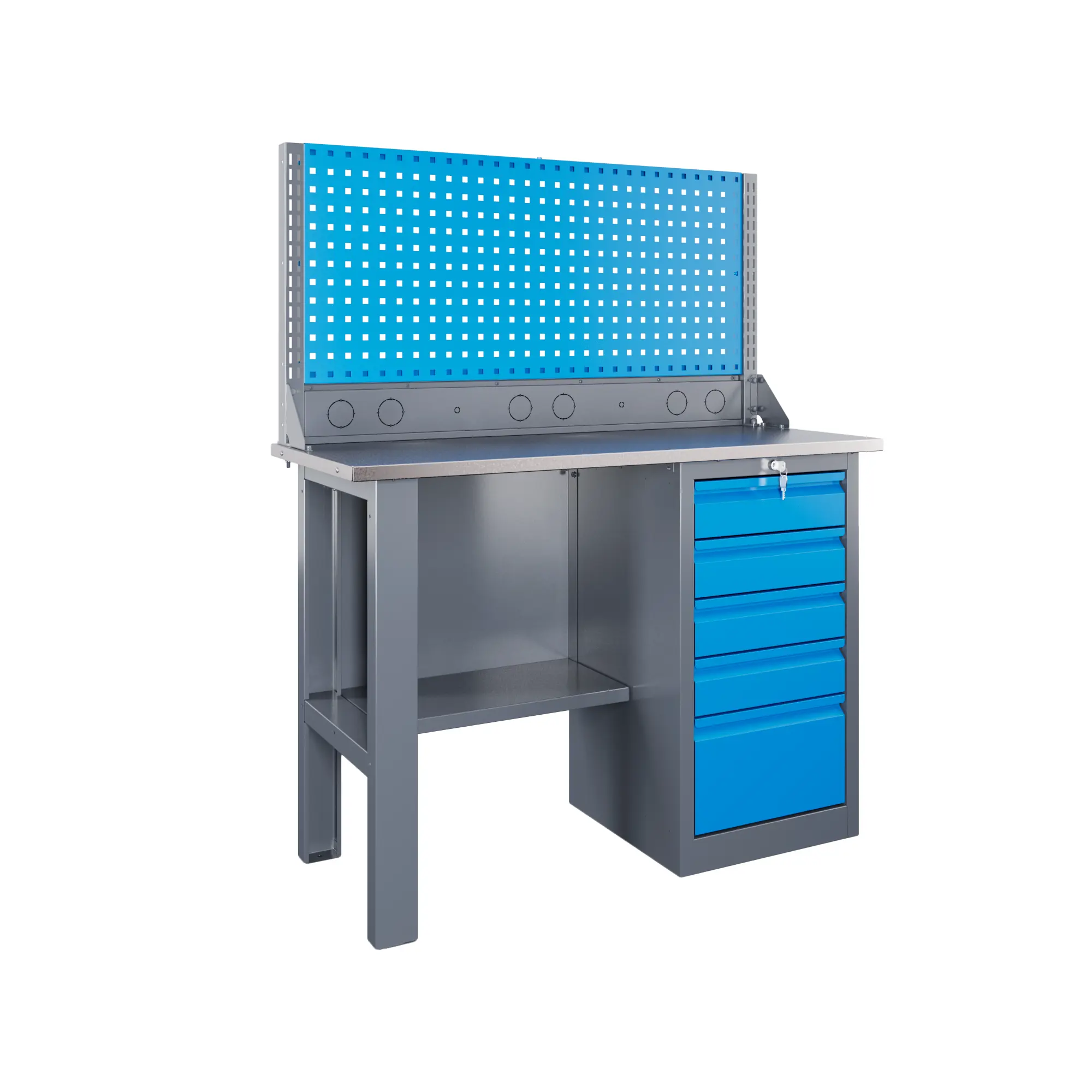 Изображение товара Верстак складной Верстакофф SLF 121.15.1-1R, максимальная нагрузка до 300 кг