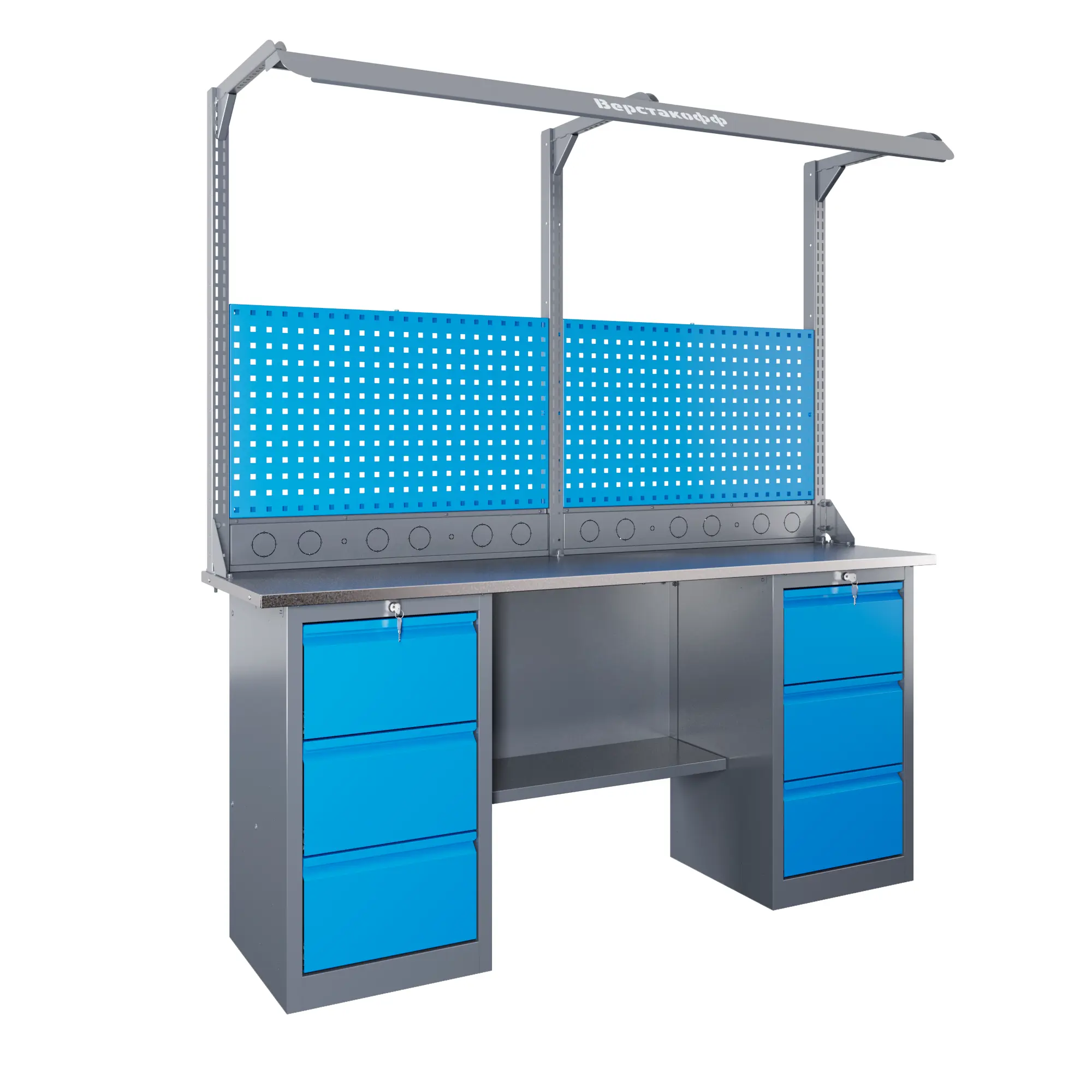 Изображение товара Верстак складной Верстакофф SLF 181.33.2-1FR, максимальная нагрузка до 300 кг