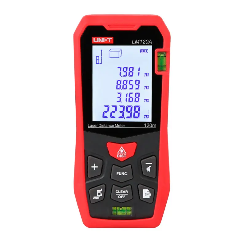 Изображение товара Лазерный дальномер Uni-T LM120A 120 метров с функциями измерения и подсветкой