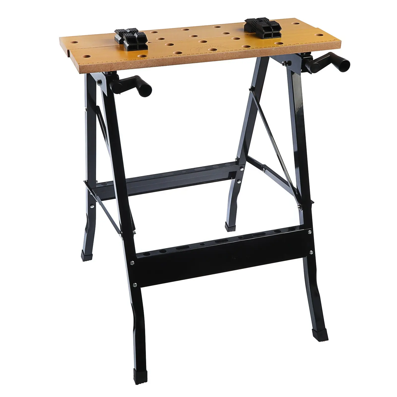 Изображение товара Верстак складной Tundra 4491203 со стойкостью до 100 кг и тисками