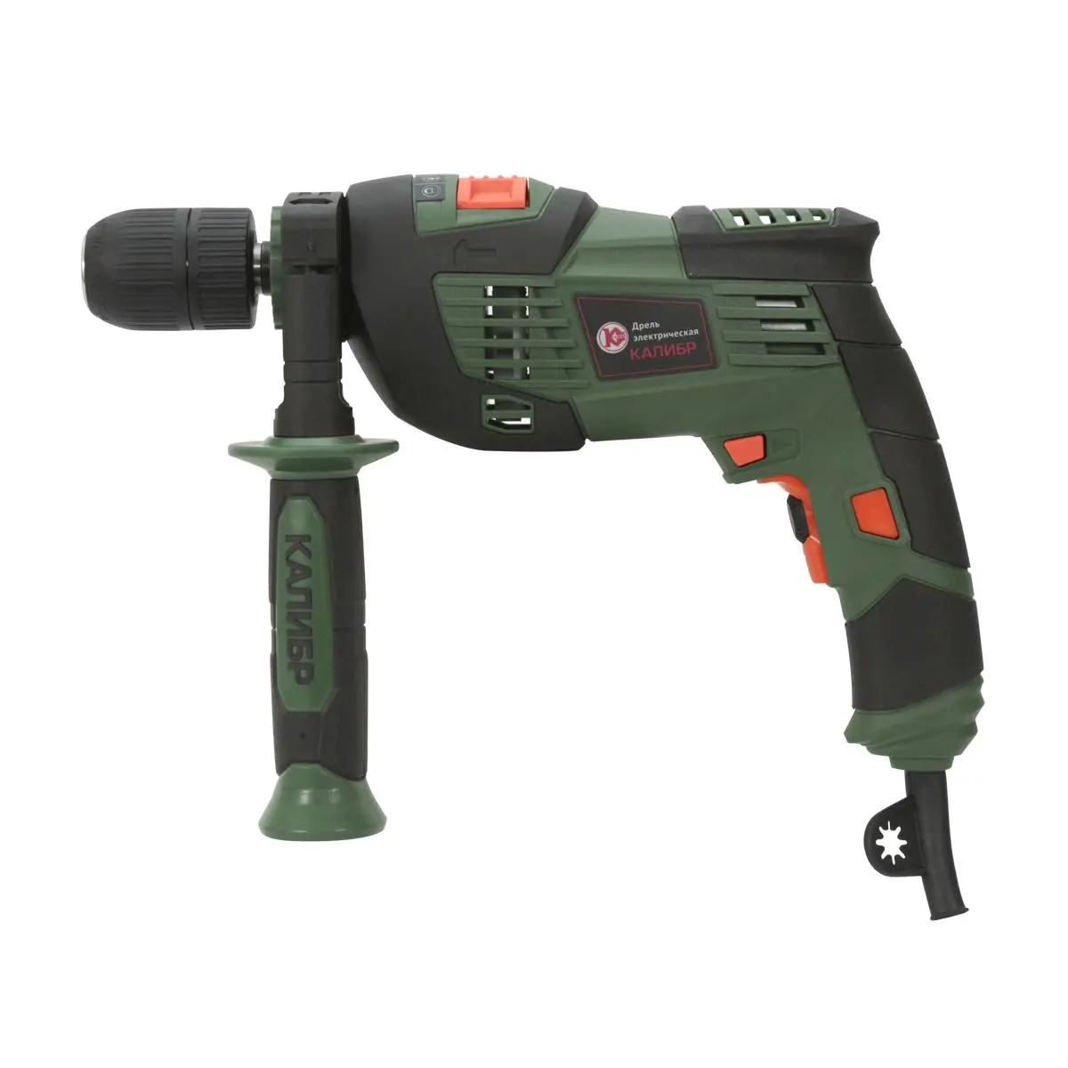 Изображение товара Дрель сетевая ударная Калибр ДЭ-810ЕРУ+ 810 Вт быстрозажимной патрон