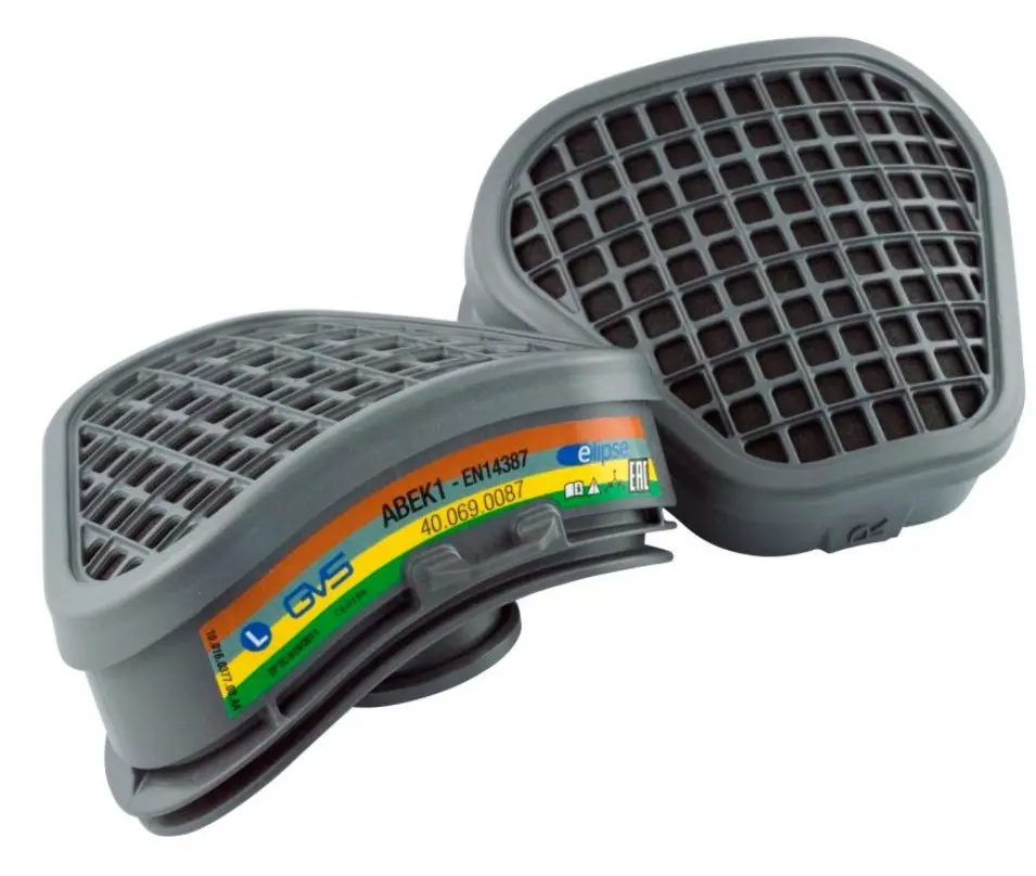 Изображение товара Набор сменных фильтров GVS Elipse ABEK1 для респираторов-полумасок SPR487/488, 2 шт.