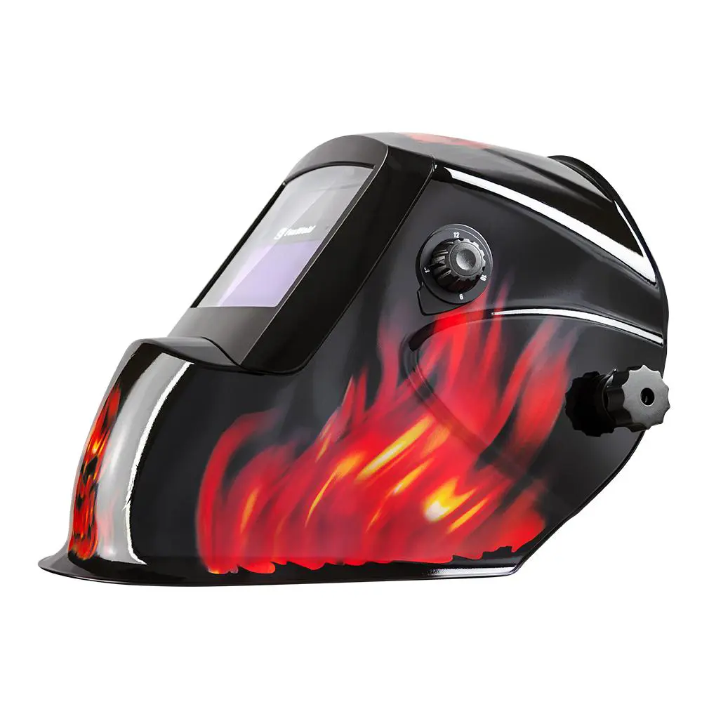 Изображение товара Маска сварщика хамелеон Foxweld Корунд-2 Пламя