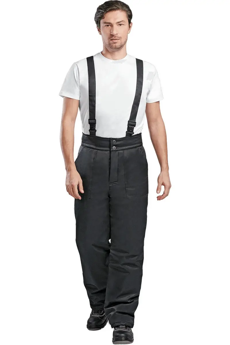 Изображение товара Брюки рабочие утепленные Защита Брю 400 цвет черный размер 120-124 рост 182-188 см