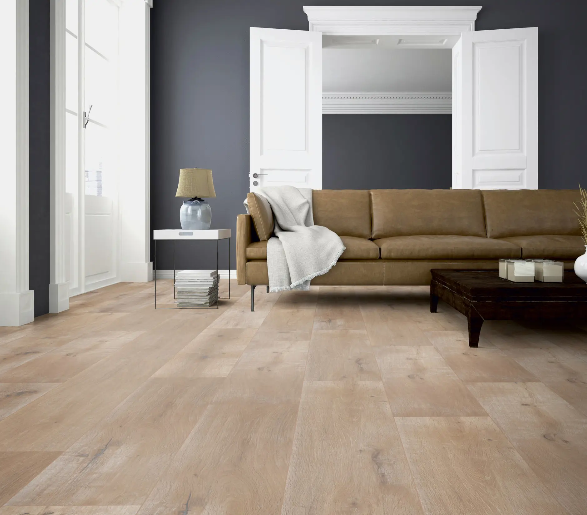 Изображение товара Ламинат Ter Hurne Дуб Барбершоп 32 класс, 8 мм, фаска, водостойкий, Германия