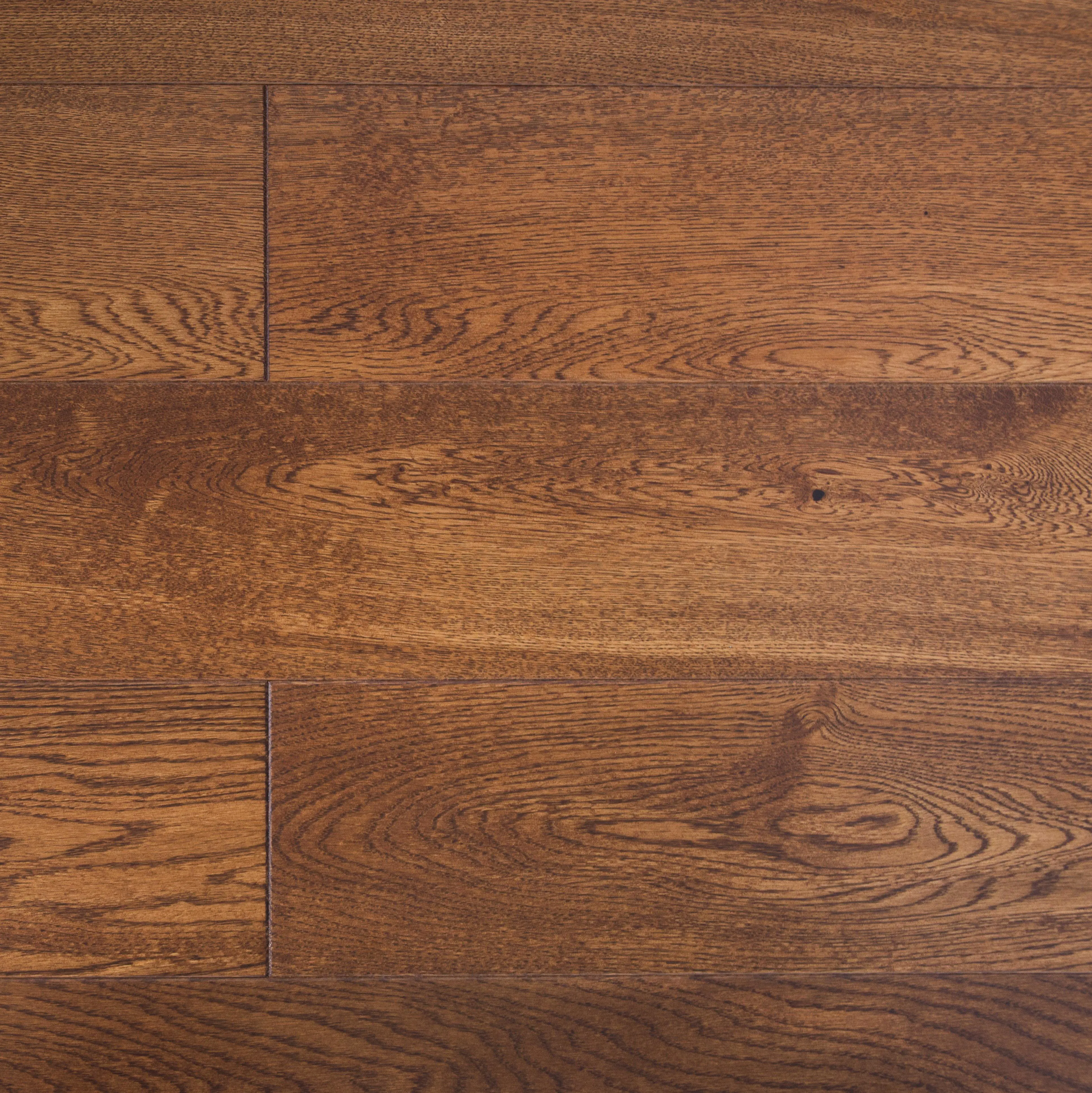 Изображение товара Паркетная доска TENFOR тонированная "Chestnut" дуб, 14 мм, с фасками, лакированная