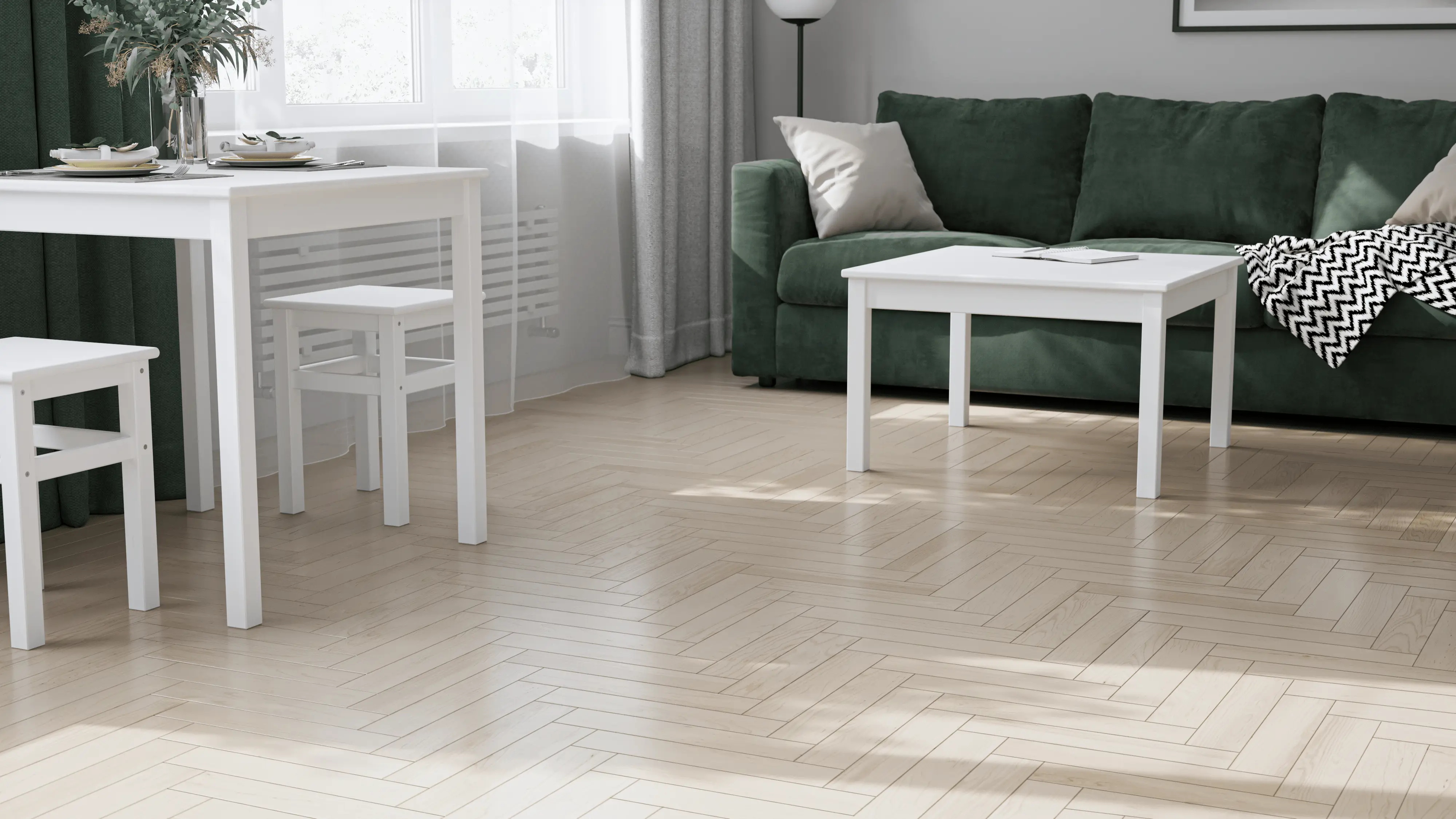 Изображение товара Массивная доска Сибирская береза 23 класс толщина 15 мм с фаской 1.01 м²