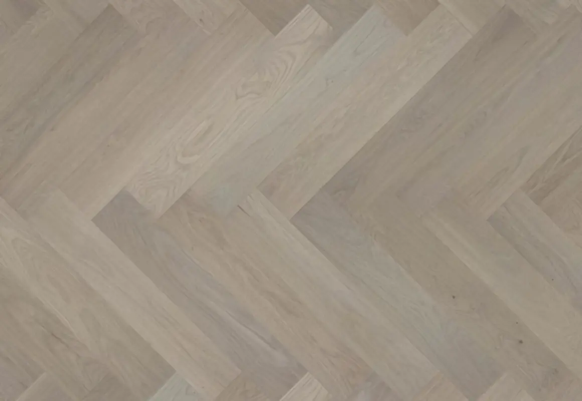 Изображение товара Паркетная доска Barlinek Дуб Marzipan Muffin Herringbone Optilock 14 мм с фаской