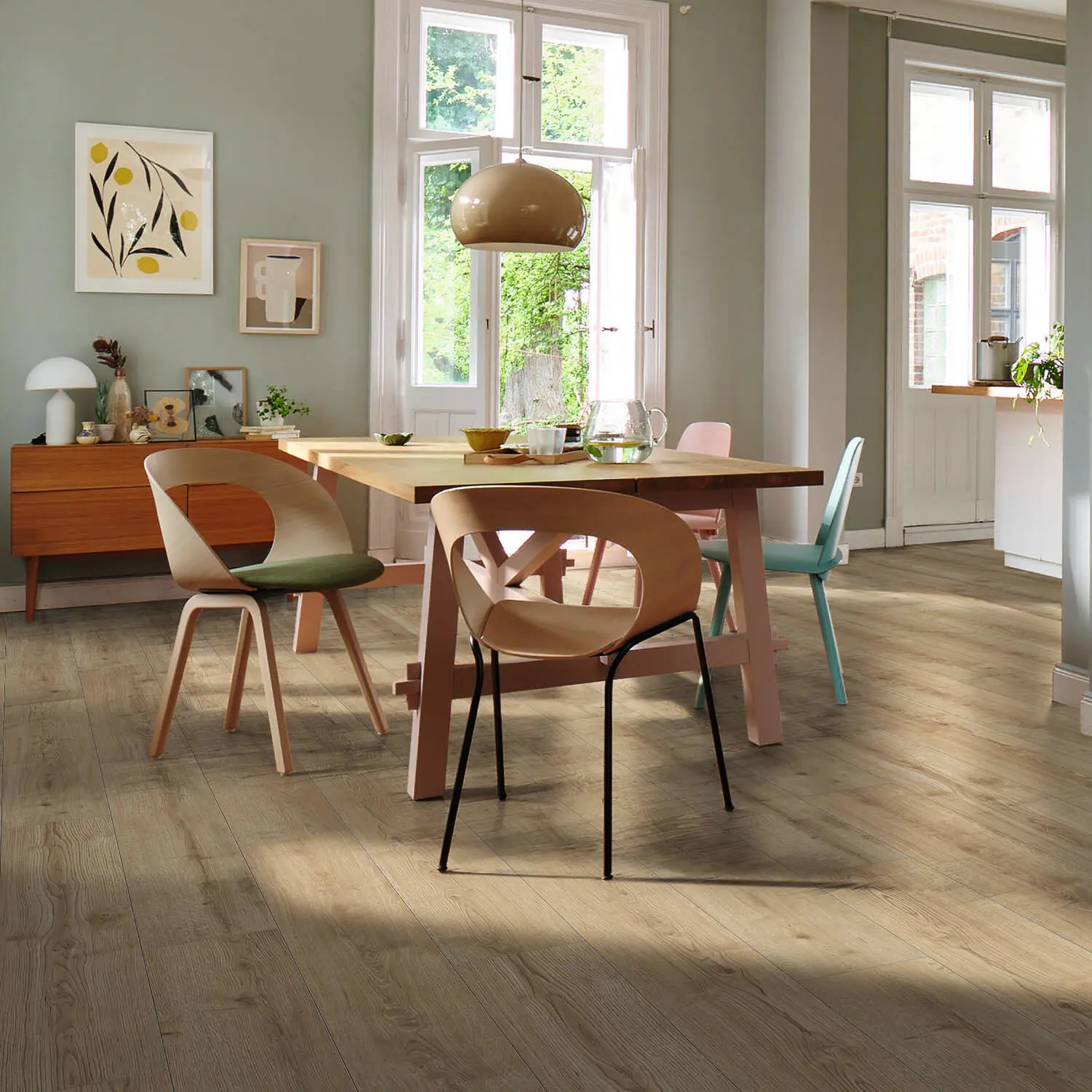 Изображение товара Ламинат HARO Tritty 90 7 мм с фаской дуб Бари Пуро влагостойкий Германия