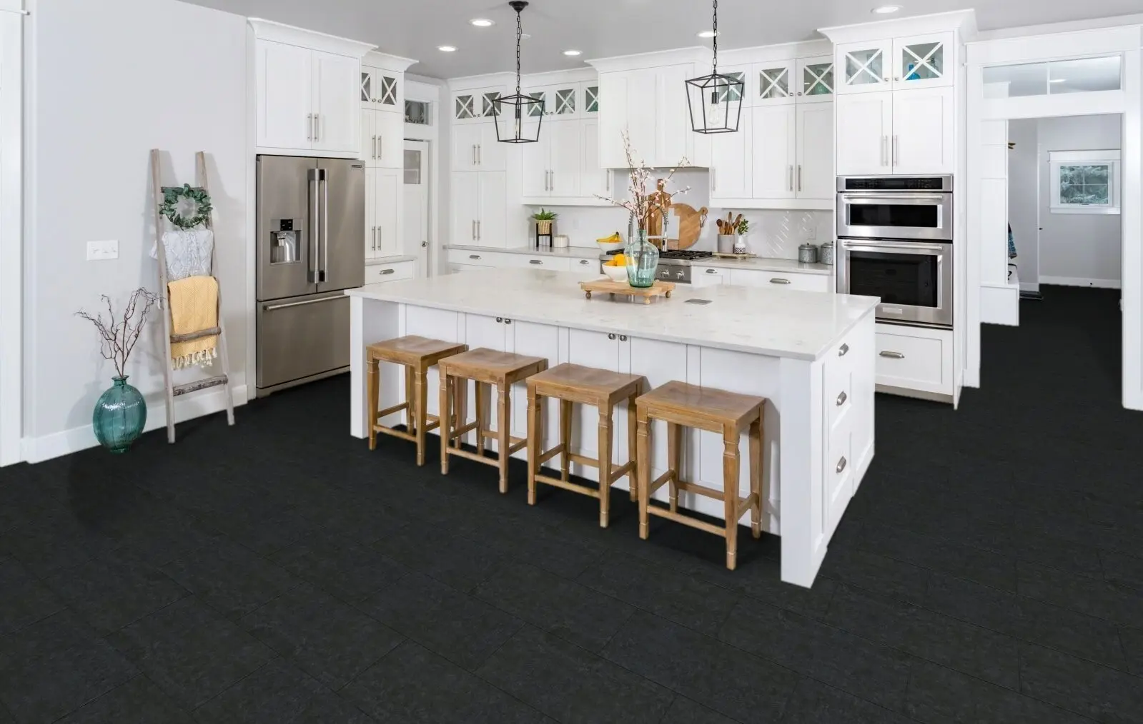 Изображение товара SPC плитка FirmFit Tiles Графит 34 класс толщина 5 мм 2.34 м², цена за упаковку