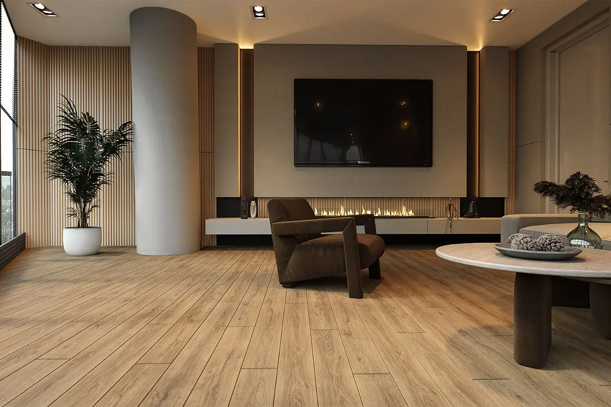 Изображение товара Ламинат Peli Anatolia Platinium Дуб Голд 12 мм 33 класс с фасками 1.471 м²