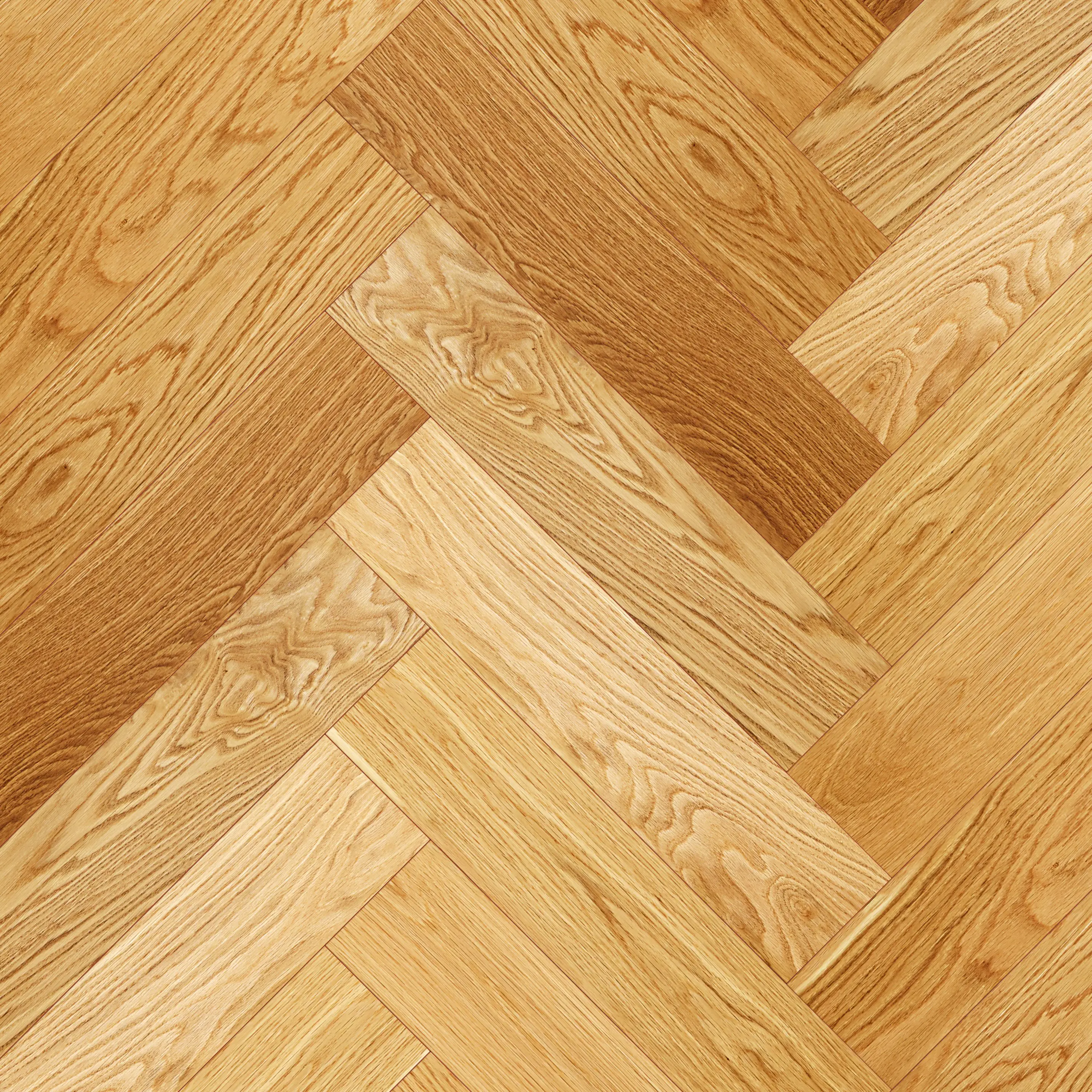 Изображение товара Паркетная доска Alloro Елка Английская Дуб Медовый лак 13мм