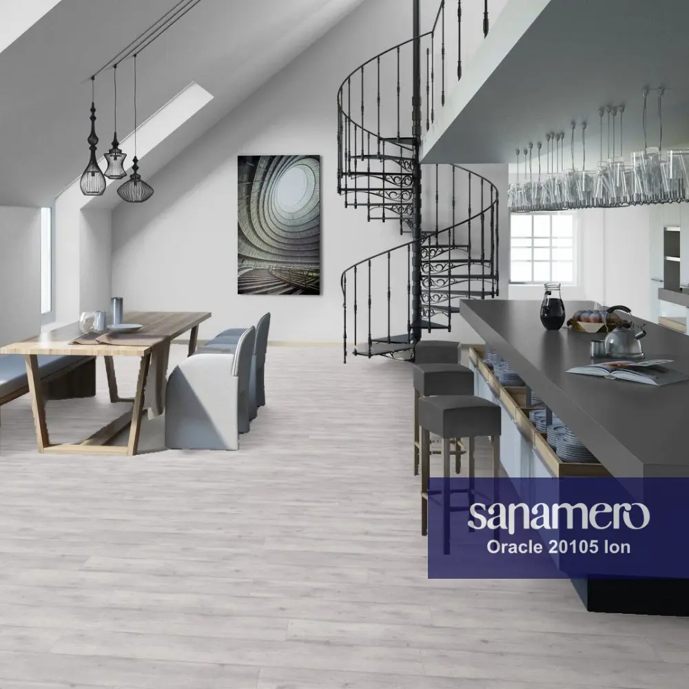 Изображение товара Ламинат Sanamero Oracle 20105 Ion 33 класс толщина 8 мм с фаской 1.995 м², цена за упаковку