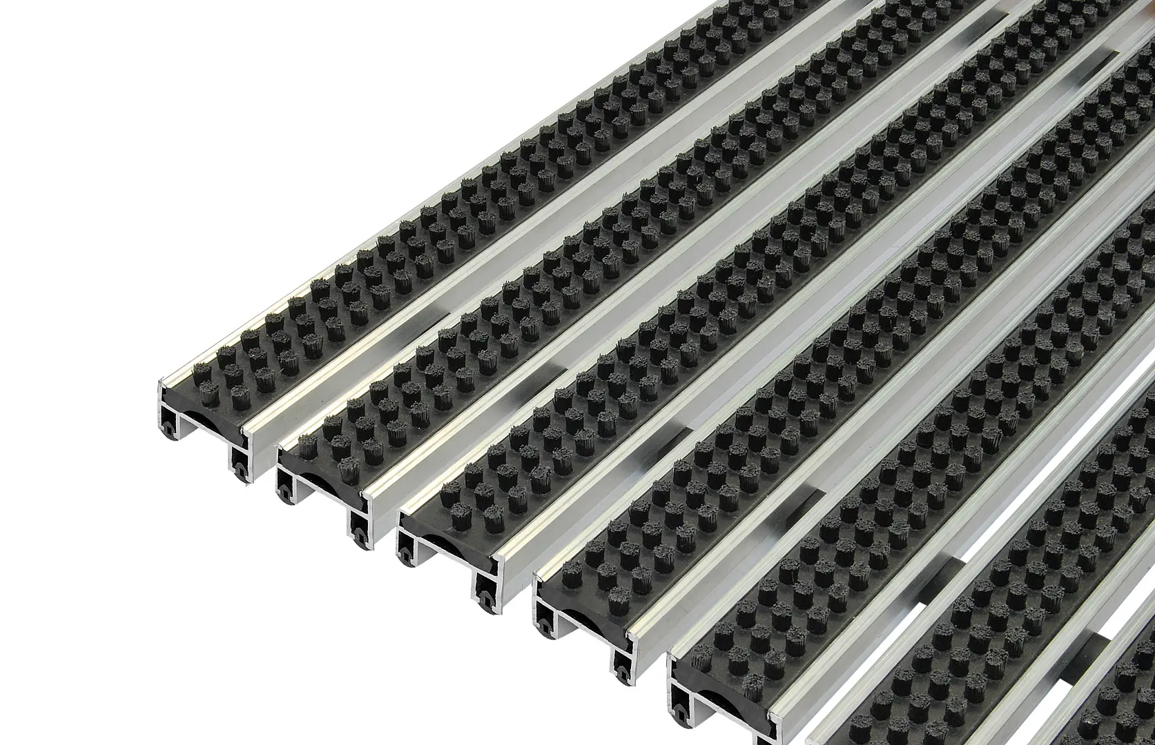 Изображение товара Придверная решетка Сититоп Эконом Бруш 60x40 см алюминиевая