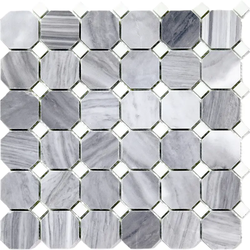 Изображение товара Мозаика Natural Octagon 7M033+7M001-BP мрамор 30.5x30.5 см