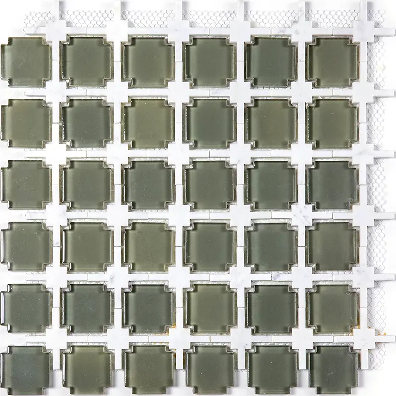 Изображение товара Мозаика Skalini Malaga MLG-2 30.5x30.5 см керамогранит с мрамором для интерьера