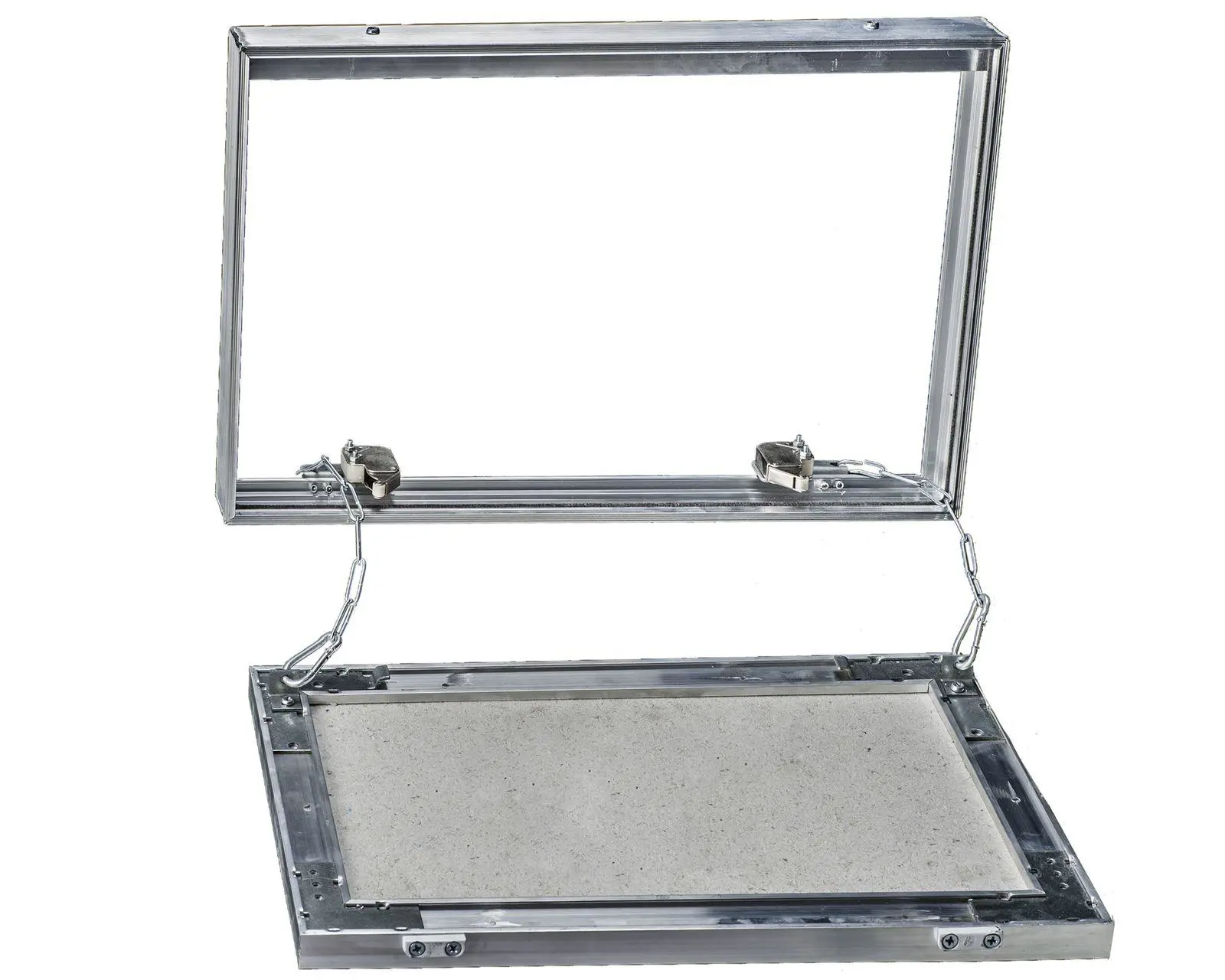 Изображение товара Люк ревизионный скрытый нажимной из алюминия 20x50 см с цепочкой Эвент ГК ЛКЦ