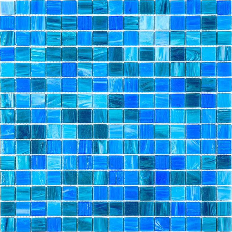 Изображение товара Мозаика Alma Смеси 20 мм Wave m стекло 32.7x32.7 см