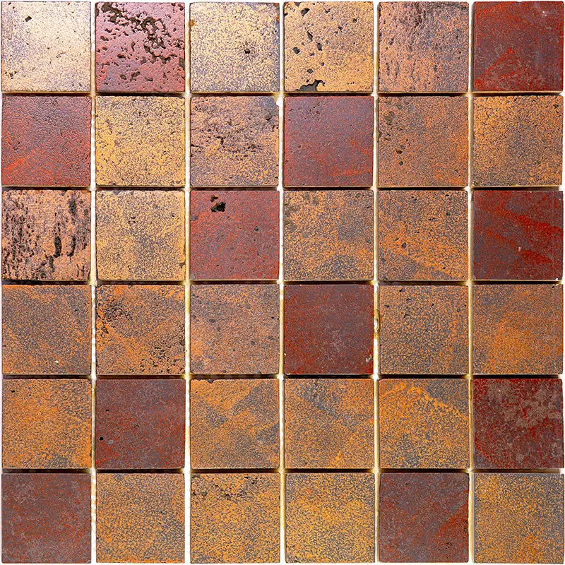 Изображение товара Мозаика Skalini Royal bronze RBZ-3 травертин 30.5x30.5 см