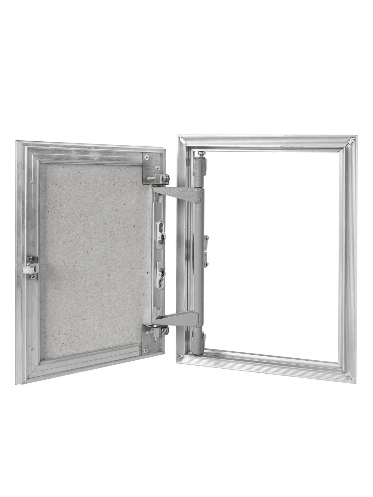 Изображение товара Люк ревизионный скрытый нажимной из алюминия 25x40 см для стен и перегородок