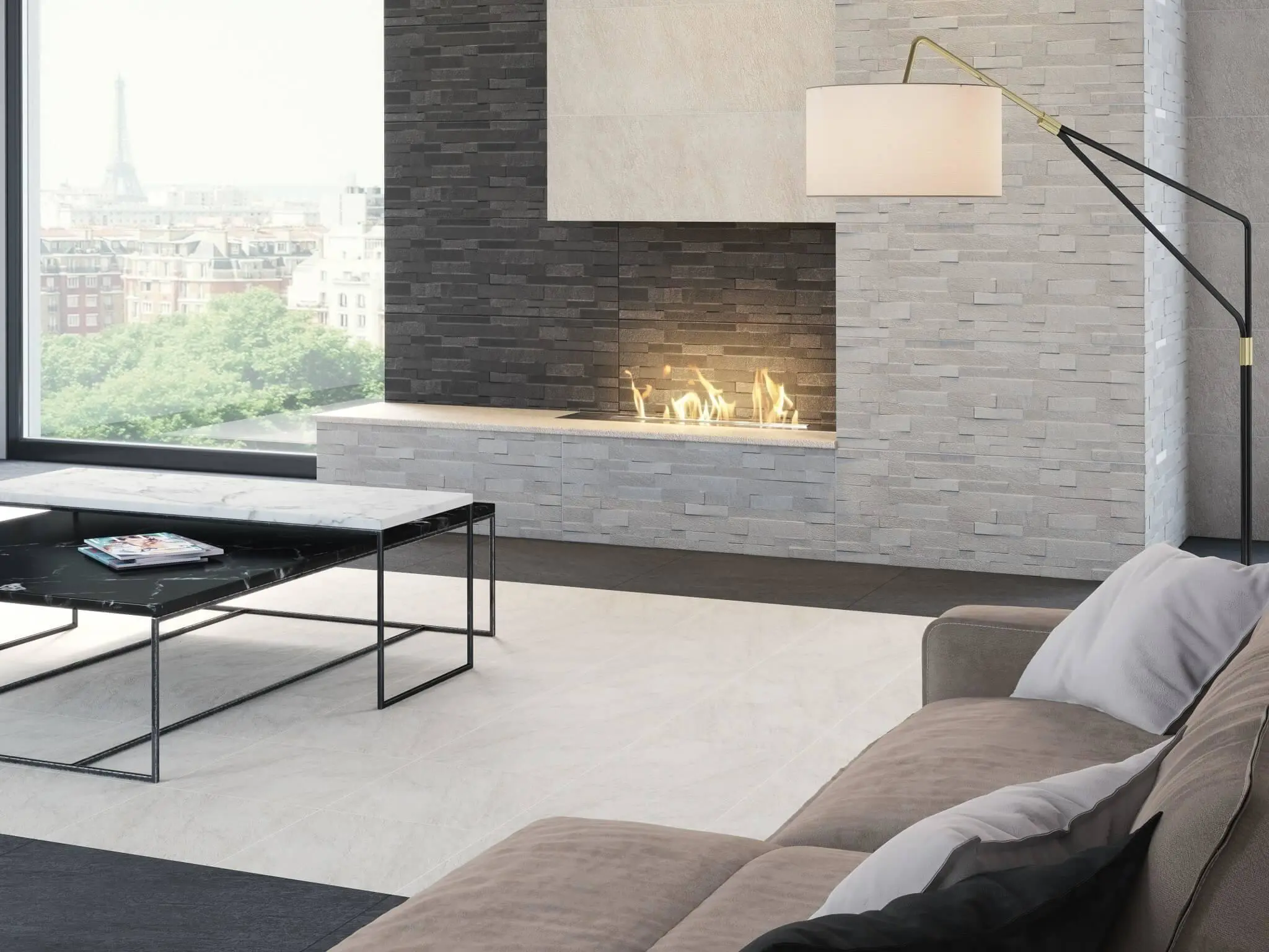 Изображение товара Керамический гранит Kerama Marazzi Гренель серый светлый обрезной 60x60см, цена за упаковку