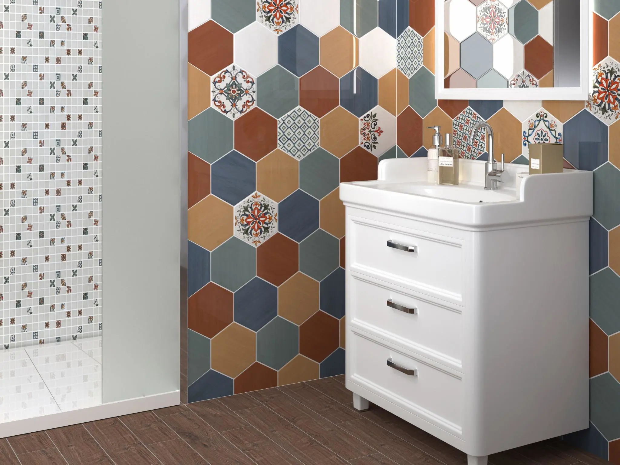 Изображение товара Керамическая плитка Kerama Marazzi Макарена 24013 23.1x20см цвет зеленый