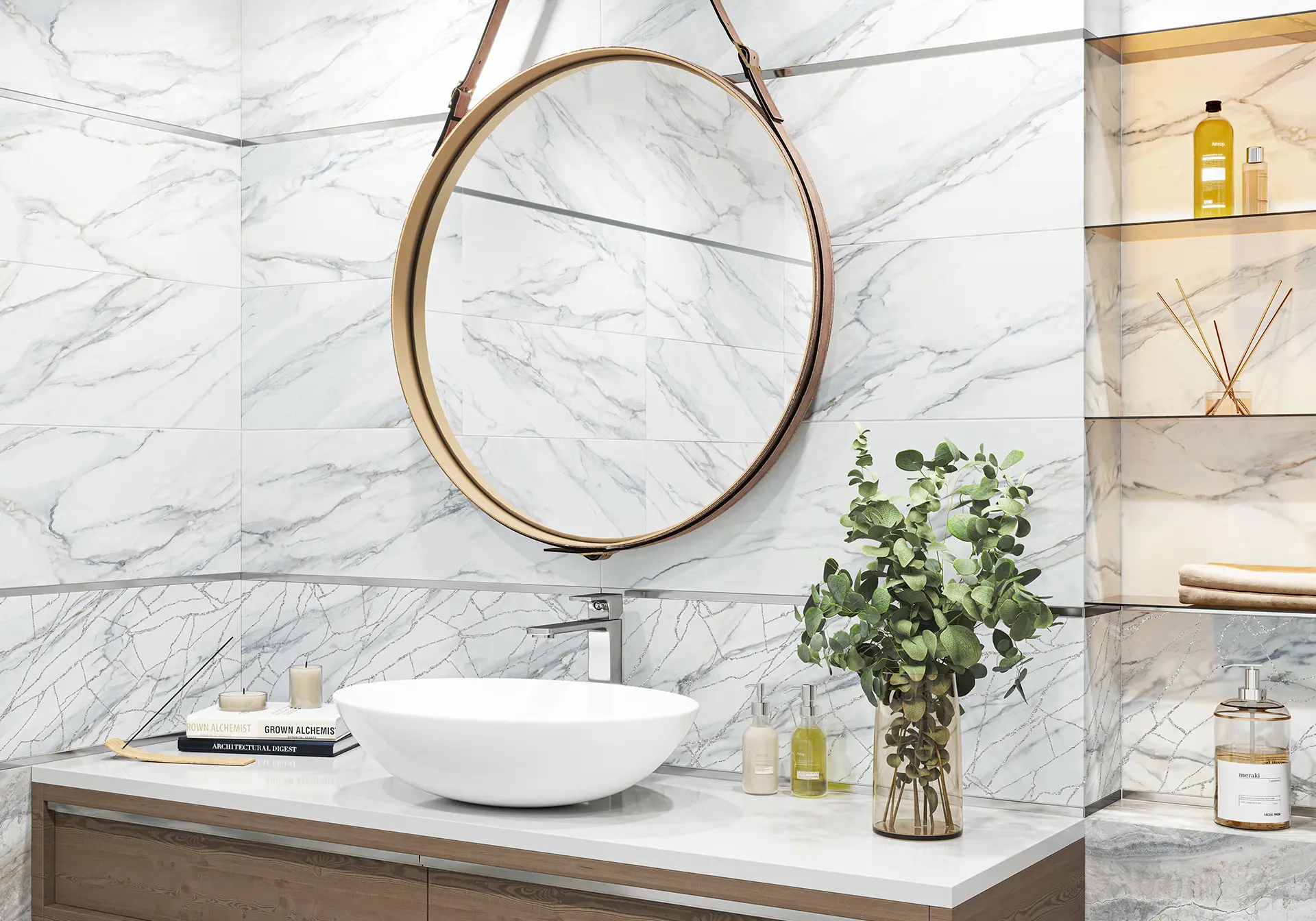 Изображение товара Настенная плитка DELACORA Alicante Merengo WT15ALC13R 24.6x74 см глянцевая