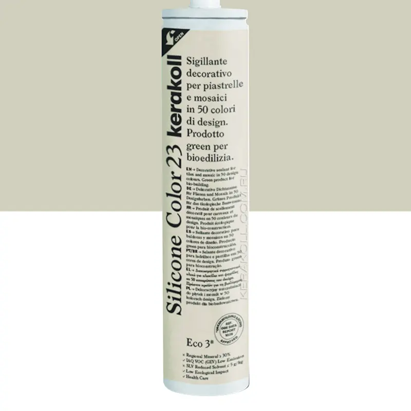 Изображение товара Герметик KERAKOLL SILICONE COLOR 23 Топленое молоко 310 мл для межшовных работ