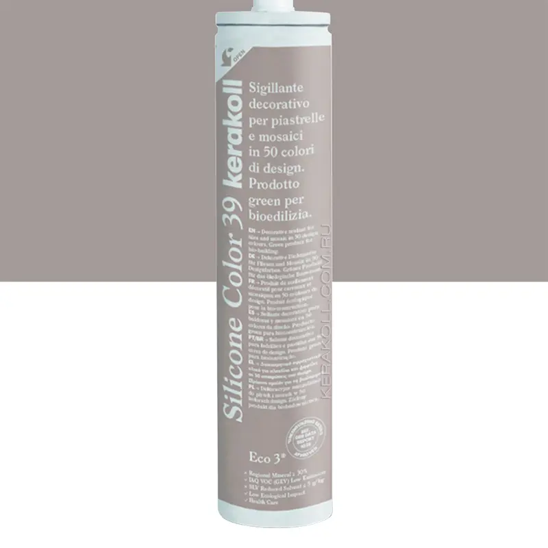 Изображение товара Герметик KERAKOLL SILICONE COLOR 39 Пыльная роза 310мл эко‑совместимый