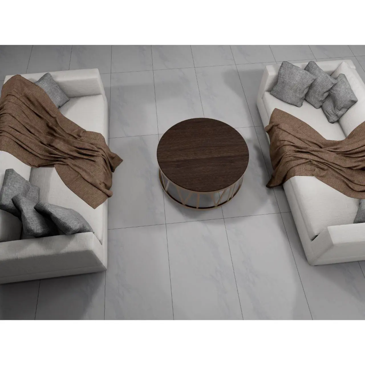 Изображение товара Керамогранит Гранитея Пайер G281 60x120 см белый для интерьера и фасада