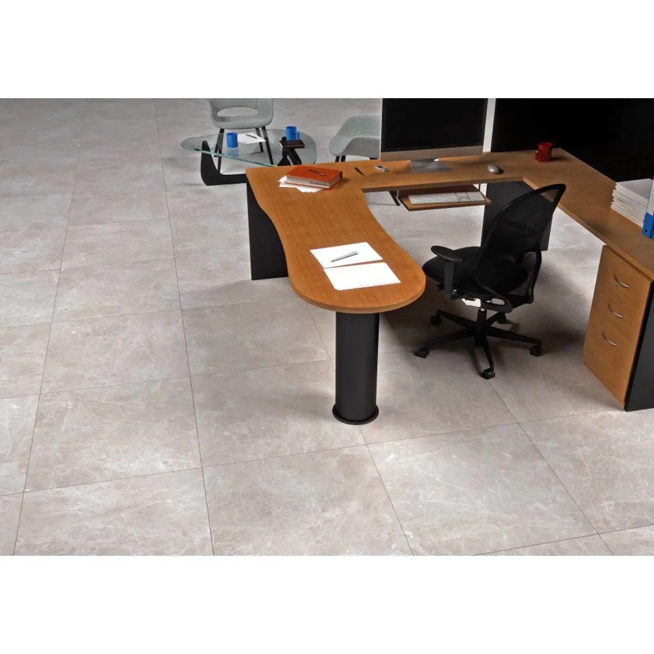 Изображение товара Керамогранит Гранитея Синара G314 60x60см бежевый для внутренней и внешней отделки